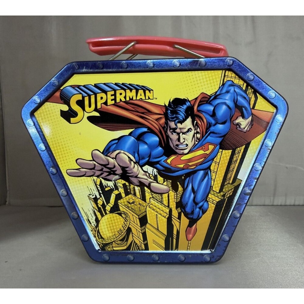 ✨ SUPERMAN Mini Tin Box w/ Hologram – Bright Bite Candy Collectible ✨